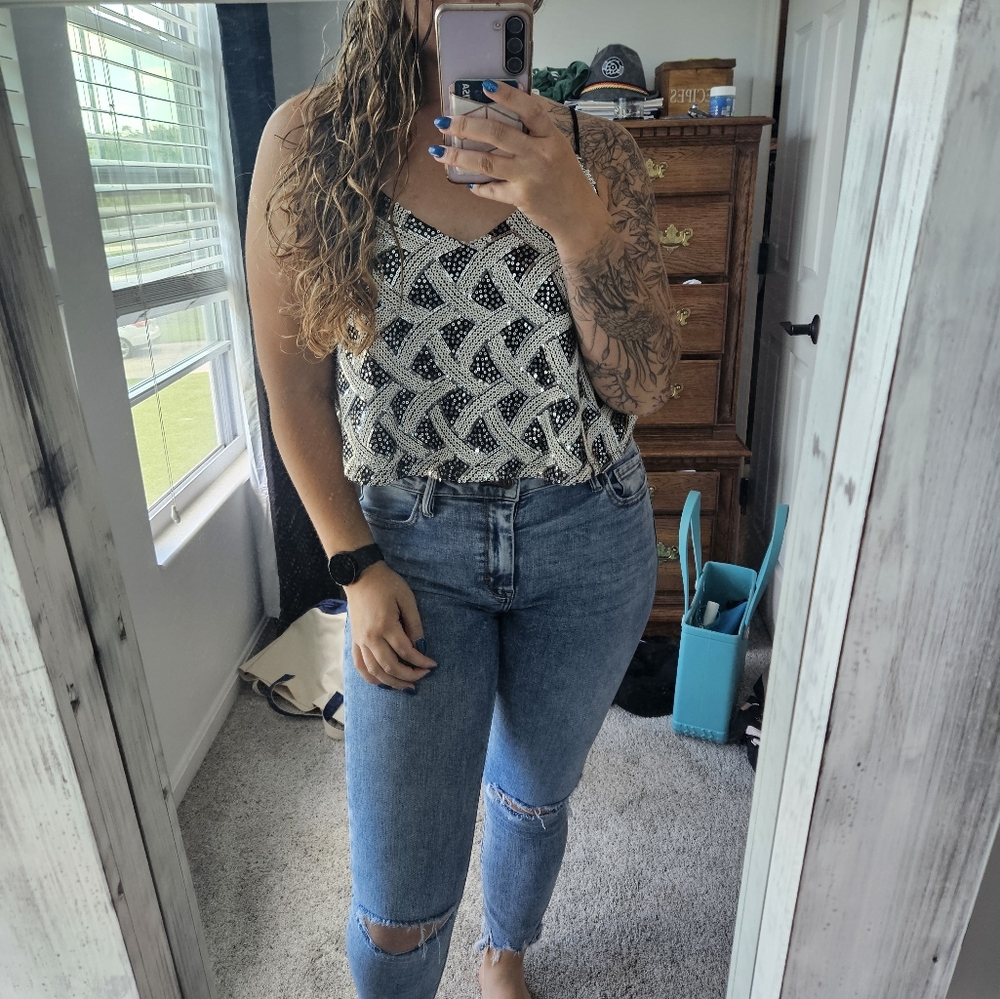 Charlotte Russe sequence tank top